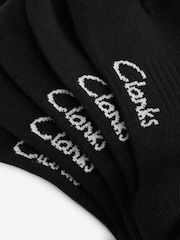 Clarks Black Sporty School Socks 5 Pack - Image 8 of 8