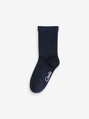 Clarks Navy Sporty School Socks 5 Pack - Image 3 of 8