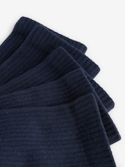 Clarks Navy Sporty School Socks 5 Pack - Image 7 of 8