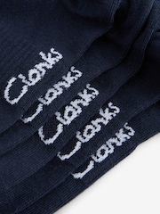 Clarks Navy Sporty School Socks 5 Pack - Image 8 of 8