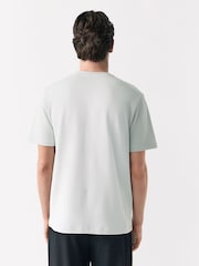 Grey Embroidery Logo Graphic T-Shirt - Image 3 of 8