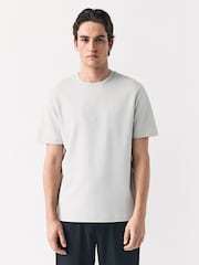 Grey Embroidery Logo Graphic T-Shirt - Image 4 of 8