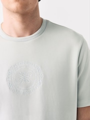 Grey Embroidery Logo Graphic T-Shirt - Image 5 of 8