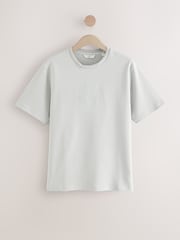 Grey Embroidery Logo Graphic T-Shirt - Image 6 of 8