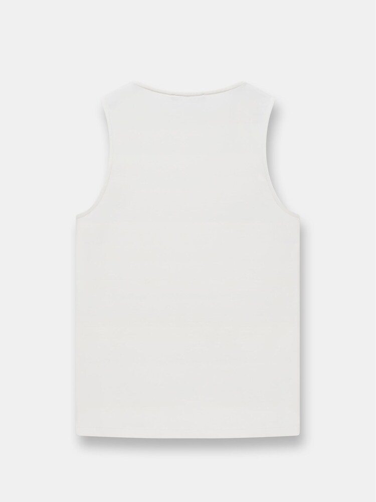 Mint Velvet White Layering High Neck Vest - Image 4 of 4
