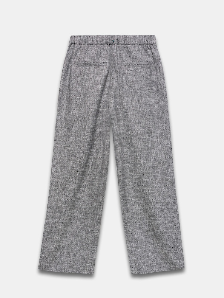 Mint Velvet Grey Pleated Wide Trousers - Image 4 of 4 Mint Velvet Grey Pleated Wide Trousers - Image 4 of 4
