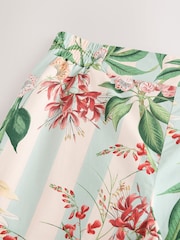 Verde/azul - Kew Collection Wide Leg 100% Cotton Trousers - Imagen 6 de 6