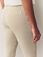 Neutral Gingham Capri Trousers - Image 4 of 8