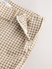 Neutral Gingham Capri Trousers - Image 7 of 8