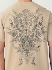 Hoja en piedra - Corte amplio - Graphic Print Heavyweight T-Shirt - Imagen 4 de 8