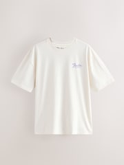 Ecru Fender Regular Fit Band Graphic Print T-Shirt - Image 7 of 9