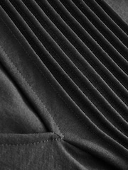 Black Pintuck V-Neck Top - Image 6 of 6
