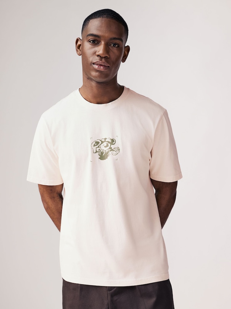 Off White „Natural History Museum“ - Reguläre Passform - Lizensiertes Künstler-T-Shirt aus 100 % Baumwolle - Image 3 of 8