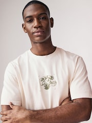 Off White de Natural History Museum - Corte estándar - Artist License 100% Cotton T-Shirt - Imagen 4 de 8