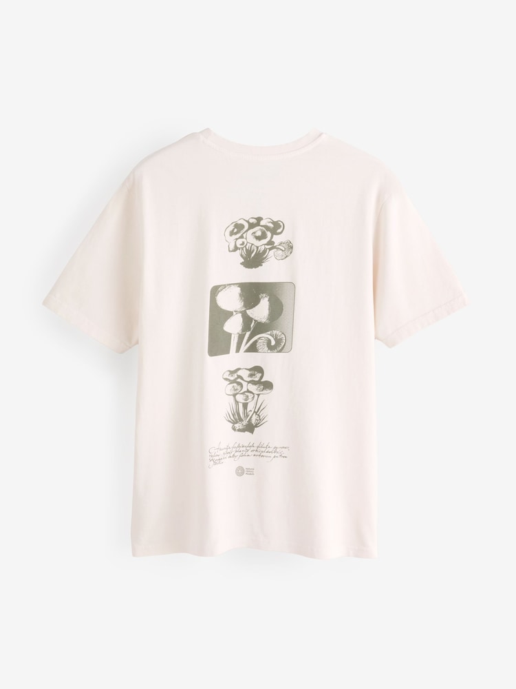 Off White „Natural History Museum“ - Reguläre Passform - Lizensiertes Künstler-T-Shirt aus 100 % Baumwolle - Image 6 of 8
