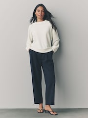 Ecru Textured Long Sleeve Top - Image 2 of 8