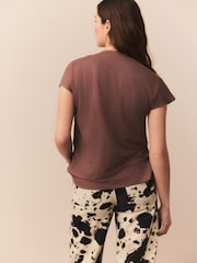 Rose Pink Pintuck V-Neck Top - Image 3 of 7