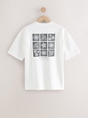 білий Tile - Вільний крій - Graphic Print Heavy Weight T-Shirt - Image 7 of 9