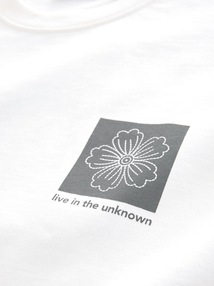білий Tile - Вільний крій - Graphic Print Heavy Weight T-Shirt - Image 9 of 9