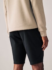 Negro - Corte ajustado - Pantalones cortos chinos elásticos - Imagen 2 de 9