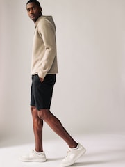 Negro - Corte ajustado - Pantalones cortos chinos elásticos - Imagen 3 de 9