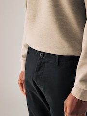 Negro - Corte ajustado - Pantalones cortos chinos elásticos - Imagen 4 de 9