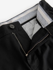 Negro - Corte ajustado - Pantalones cortos chinos elásticos - Imagen 7 de 9