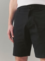 Negro - Corte amplio - Pantalones cortos chinos elásticos - Imagen 4 de 9