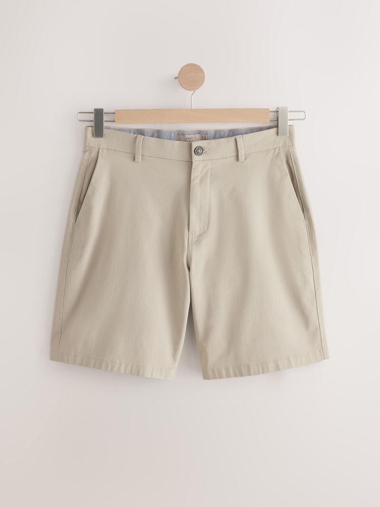 Marineblau/Stone - Lockere Passform - Stretch-Chinoshorts, 2er-Pack - Image 2 of 7