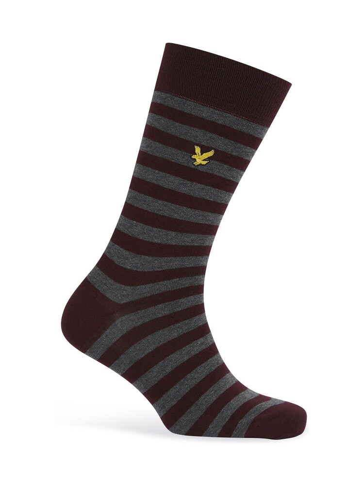 Lyle & Scott Blue Flanders 3 pack sock gift box. - Image 2 of 5
