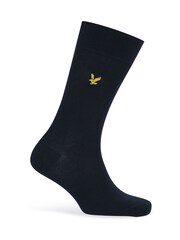 Lyle & Scott Blue Flanders 3 pack sock gift box. - Image 4 of 5