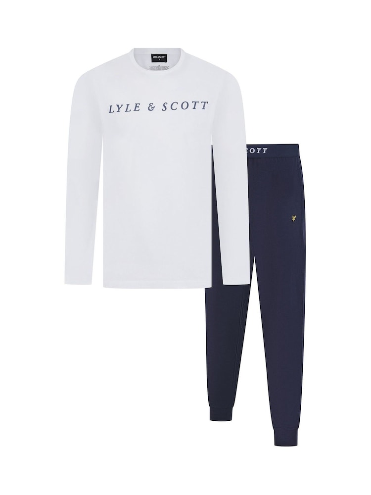 Lyle & Scott Blue Guy Loungewear Set - Image 1 of 6