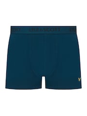 Lyle & Scott Blue Barclay Underwear Trunks 3 Pack - Image 3 of 6