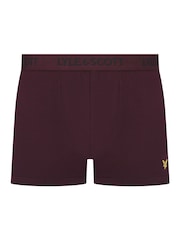 Lyle & Scott Blue Barclay Underwear Trunks 3 Pack - Image 4 of 6