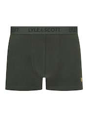 Lyle & Scott Blue Barclay Underwear Trunks 3 Pack - Image 5 of 6