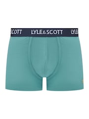 Lyle & Scott Blue Hubert Premium Underwear Trunks 3 Pack - Image 3 of 4