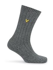 Lyle & Scott Green McGill  Winter Socks 3 Pack - Image 2 of 4