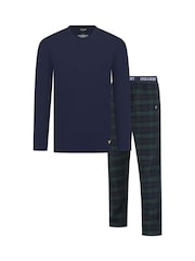 Lyle & Scott Green Gene Loungewear Set - Image 1 of 6