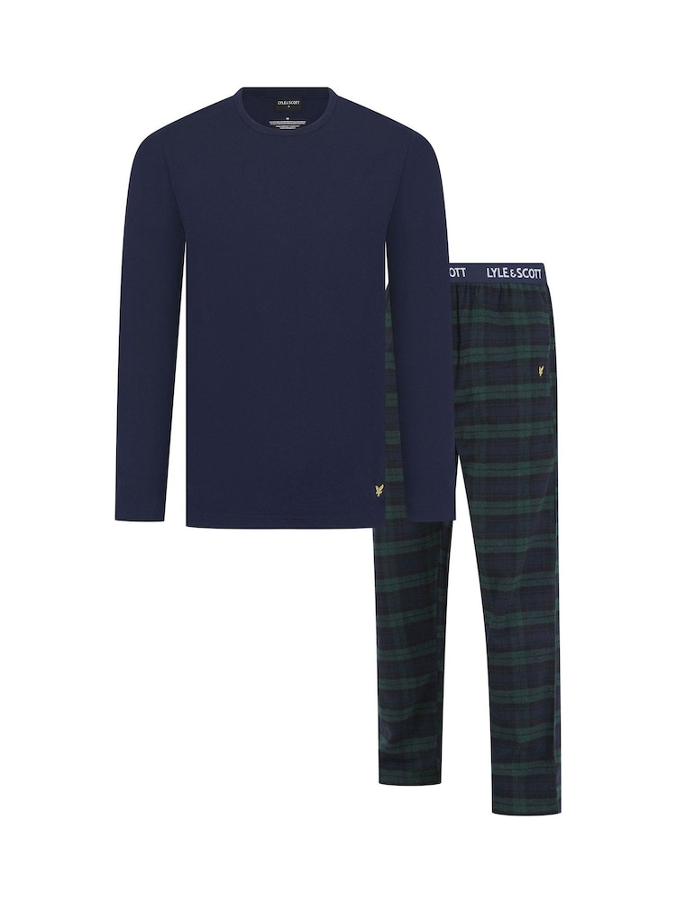 Lyle & Scott Green Gene Loungewear Set - Image 1 of 6