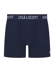 Lyle & Scott Blue Elliot Premium Underwear Trunks 3 Pack - Image 2 of 4