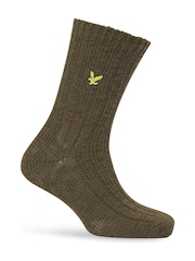 Lyle & Scott Black Forest Knit Socks 3 Pack - Image 4 of 4