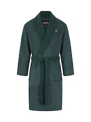 Lyle & Scott Green Adrian Bathrobe - Image 1 of 3