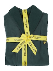 Lyle & Scott Green Adrian Bathrobe - Image 2 of 3