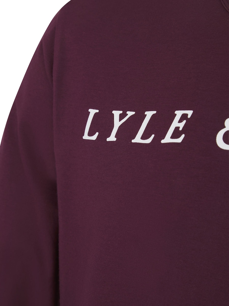 Lyle & Scott Red Guy Loungewear Set - Image 6 of 6
