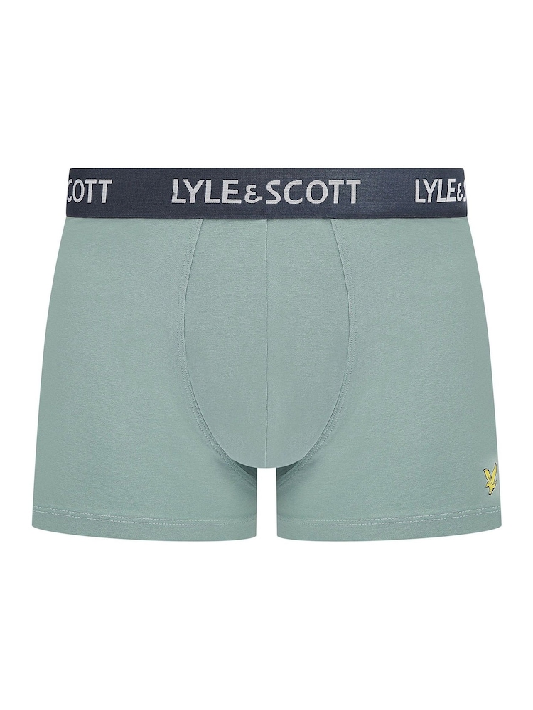 Lyle & Scott Blue Miller Underwear Trunks 5 Pack - Image 2 of 6