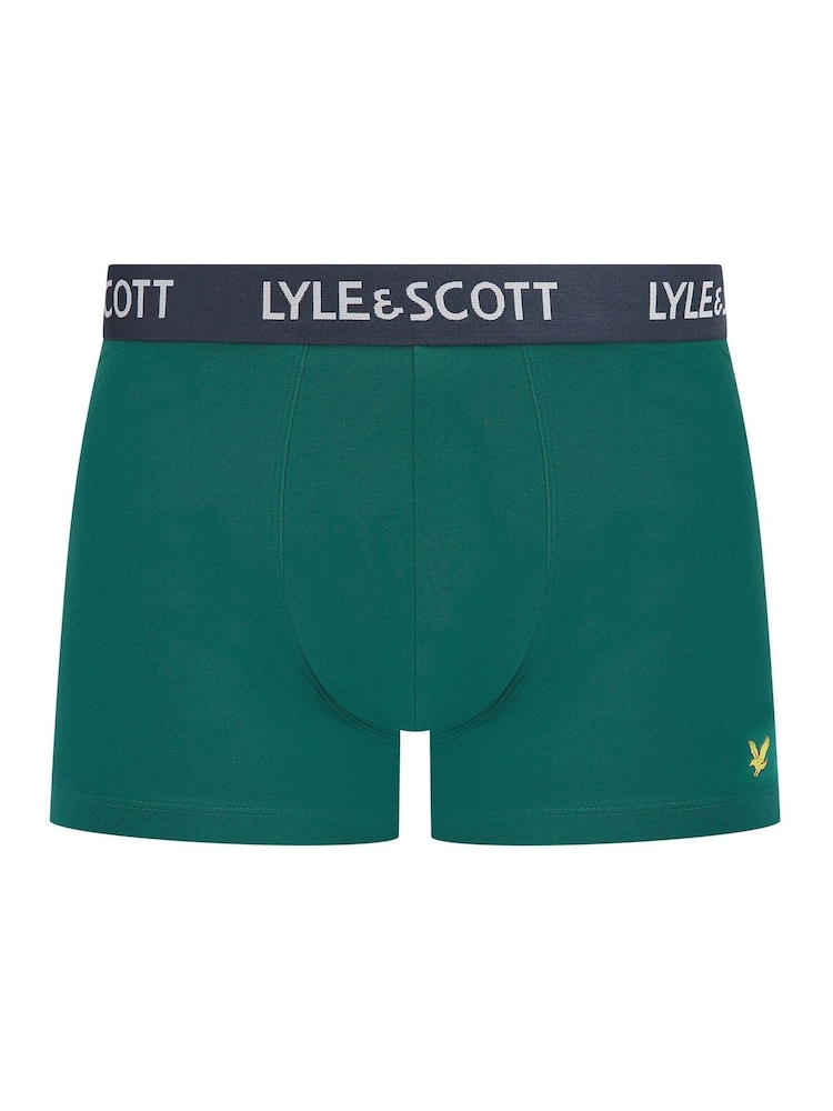 Lyle & Scott Blue Miller Underwear Trunks 5 Pack - Image 6 of 6