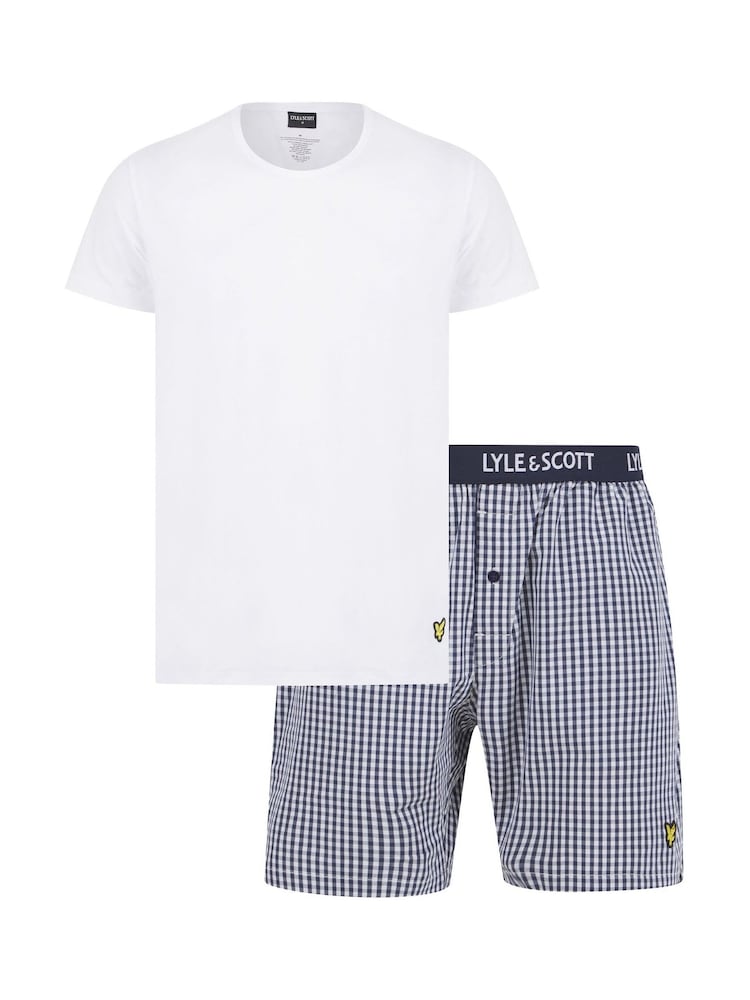 Lyle & Scott Blue Kyle Loungewear Set - Image 1 of 6