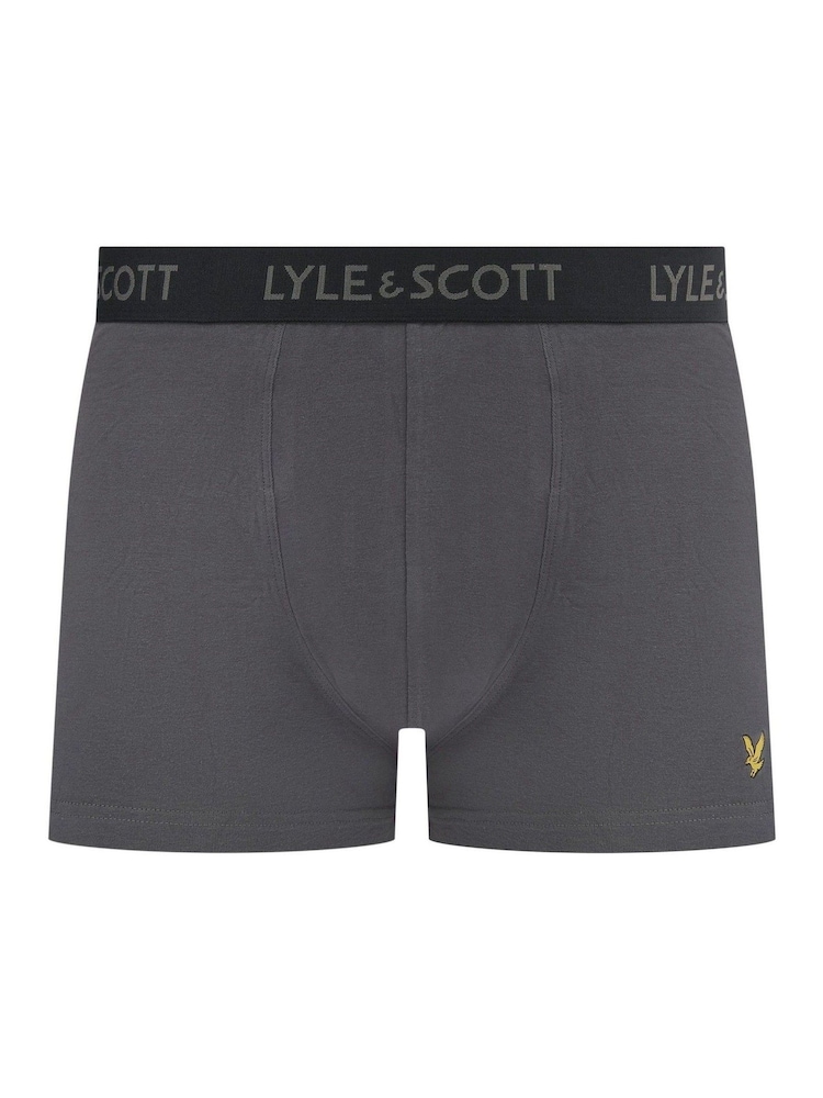 Lyle & Scott Black Barclay Underwear Trunks 3 Pack - Image 2 of 4
