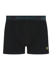 Lyle & Scott Black Barclay Underwear Trunks 3 Pack - Image 3 of 4
