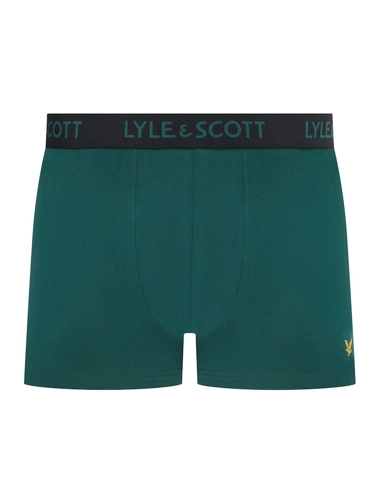 Lyle & Scott Black Barclay Underwear Trunks 3 Pack - Image 4 of 4